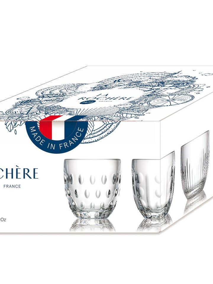 Becher 23 cl Troquet, 4-teiliges Set, sortiert, 4-teiliges Set für den Großhandel von La Rochère NL