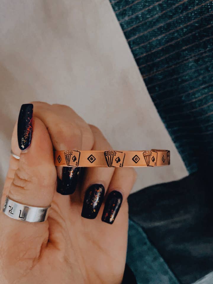 Vegas Baby Copper Bracelet for wholesale by Diamond Basin Design Co.