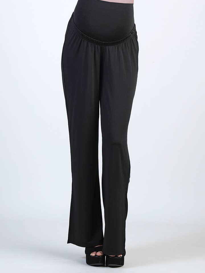 Pantalon de maternité large en crêpe pour la vente par Ohma Barcelona