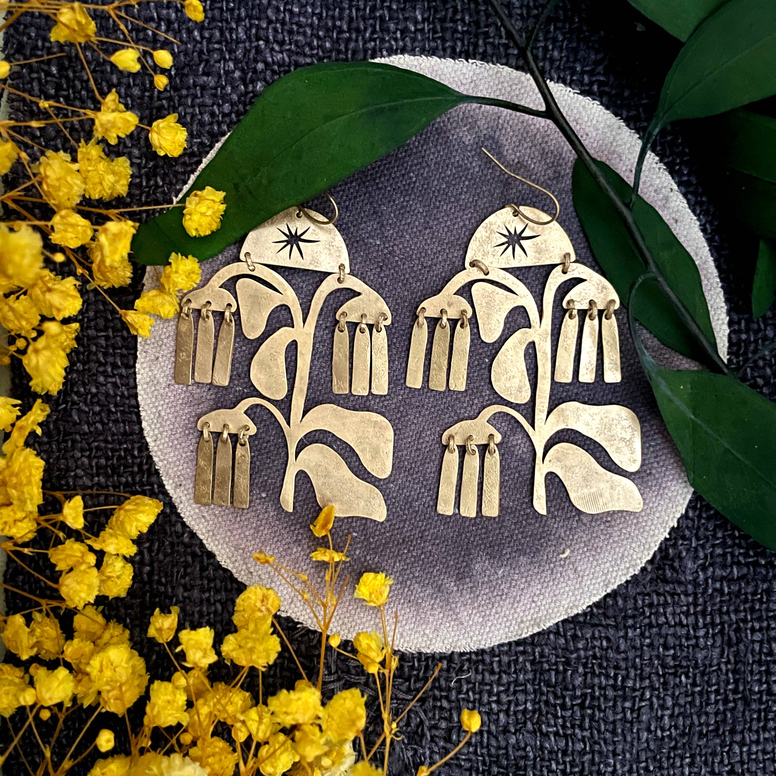 Gulushu - Wholesale Dangle Earrings - Brass Earrings, Bohemian Contemporary Handmade Jewelry1