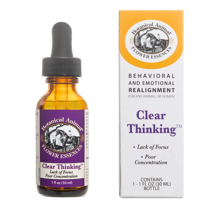 Clear Thinking 1 fl oz (30 ml) for wholesale by Botanical Animal Flower Essences