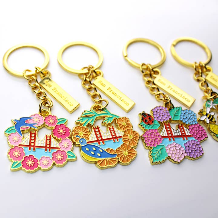 Tomoko Maruyama - Wholesale Keychain - Unisex - San Francisco Golden Keychains10
