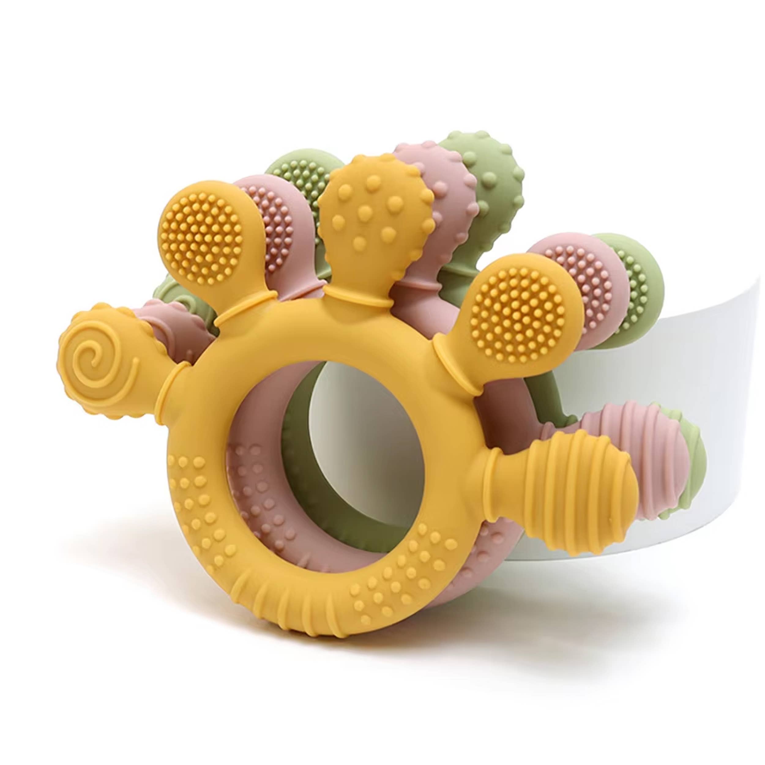 Pagdee Kids Juniors - Wholesale Handheld Rattle - Baby - Holiday Décor Sensory Chew Hand Toys For Toddler - Assorted1