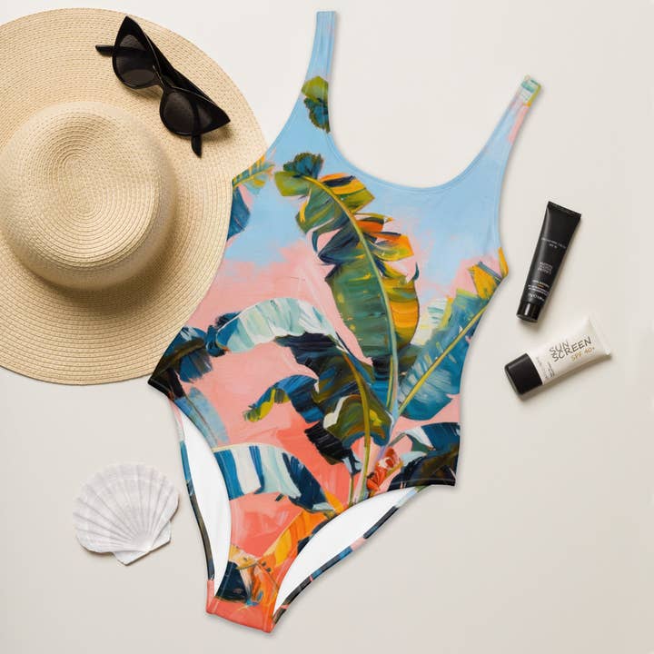 Baddräkt i ett stycke med överdel för wholesale av Palet Theory