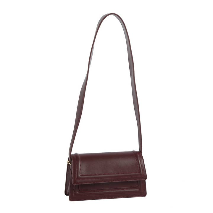 Handbag Factory Corp - Wholesale Shoulder Bag - Women's - Structured Layer Flap Shoulder Bag2