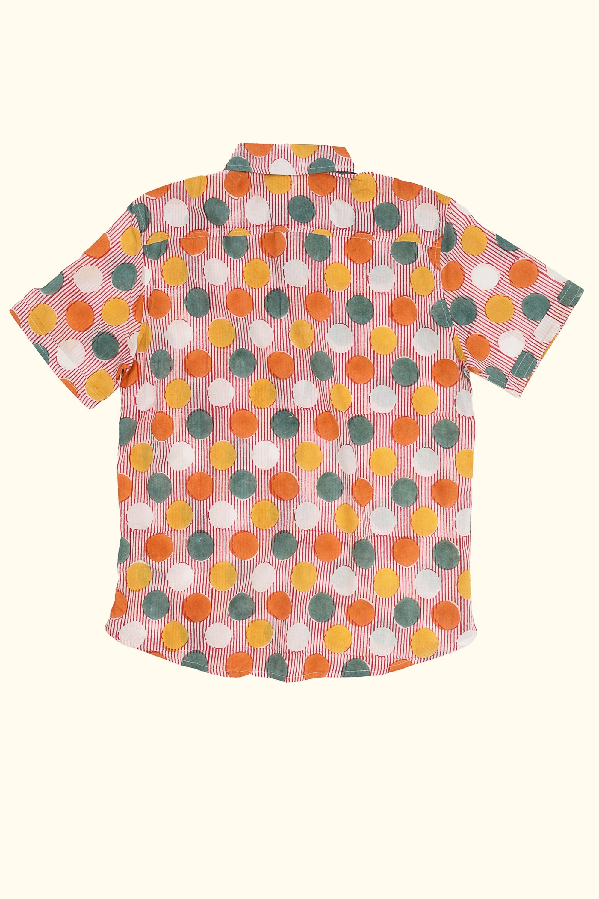 Multi glee hand-printed shirt for wholesale on Faire1