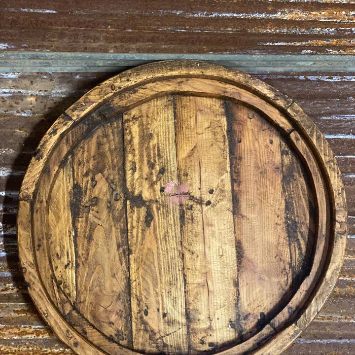 Rustic Wooden Round for wholesale by Custom Wreaths For A Purpose