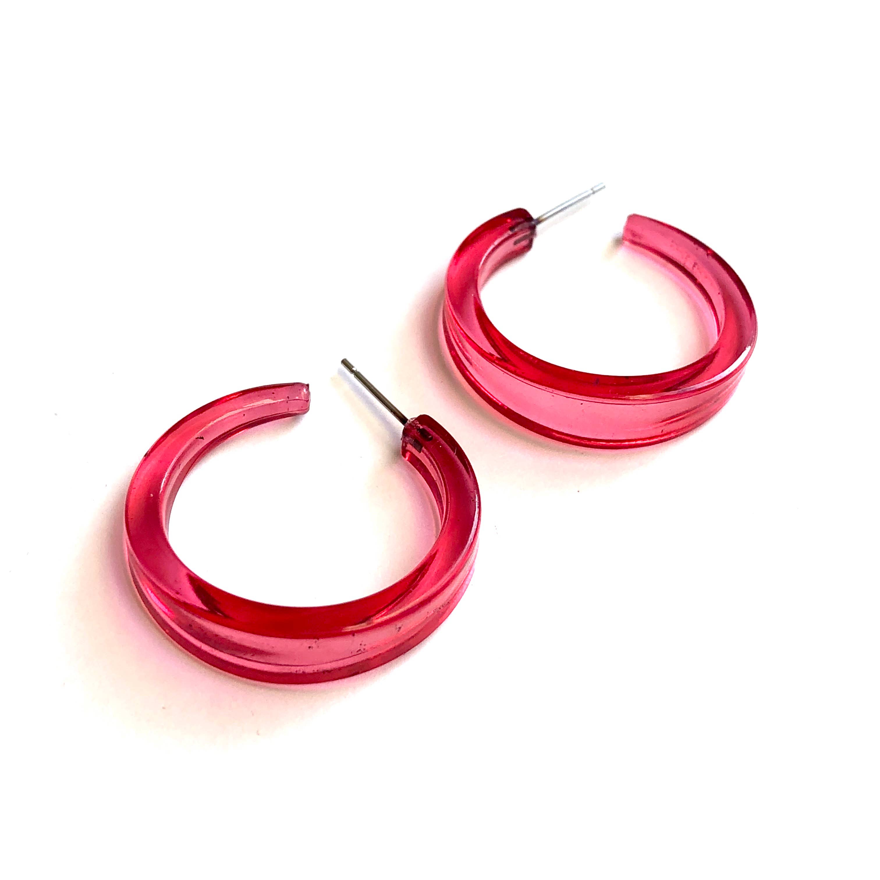 Big Bad Wolf And Little Red Riding Hood Hoop Earrings  Les Nereides