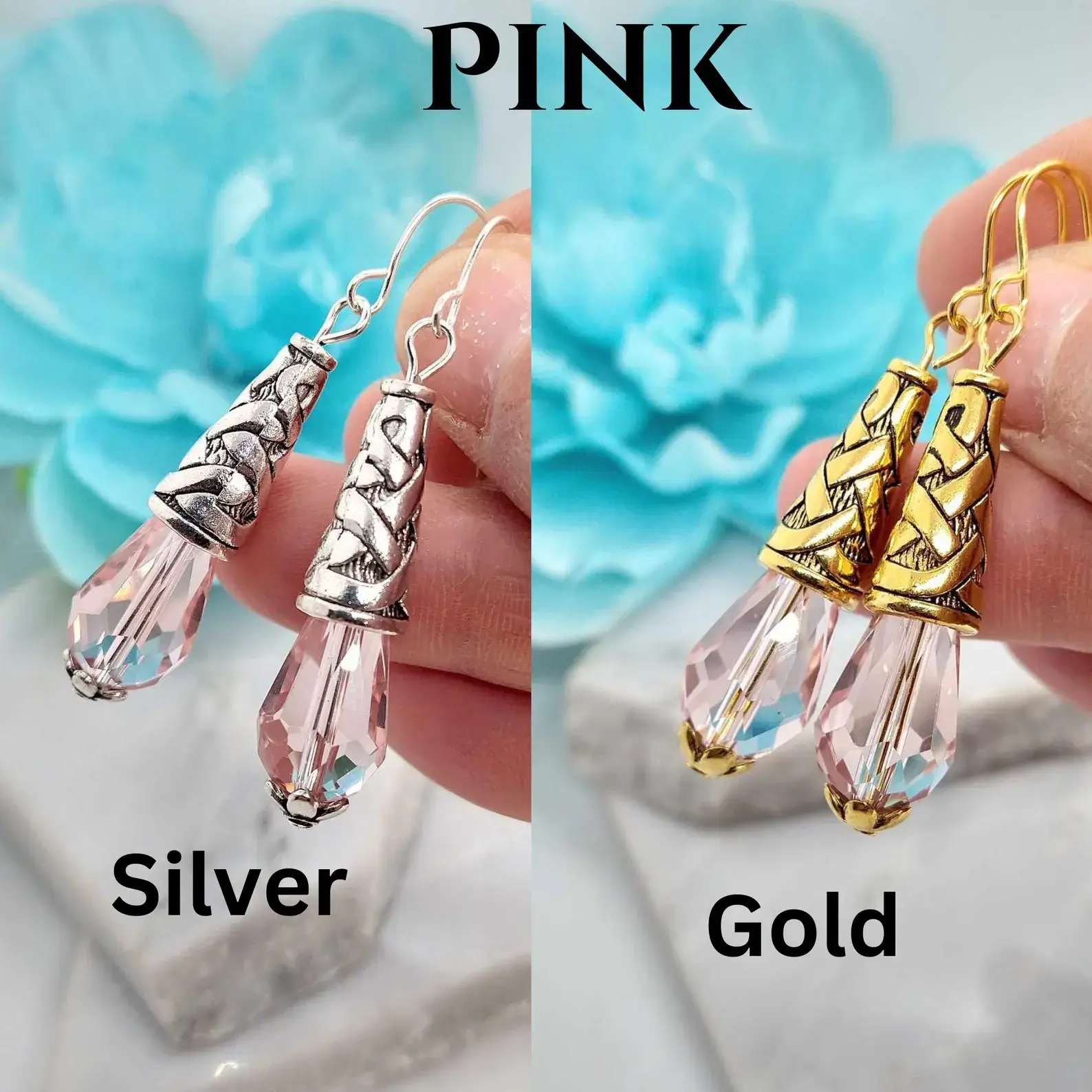 Bad Apple Designs - Wholesale Dangle Earrings - Crystal Teardrop Dangle Earrings For Women5