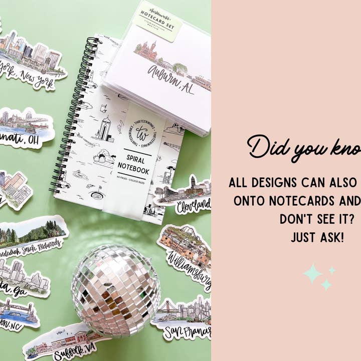 Thirteenwinks - Wholesale Art Print - Masters inspired Skyline Art - Masters Party Decor - Augusta, Georgia - April in Augusta2