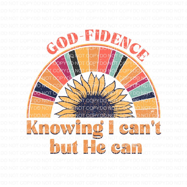 Transfert DTF de confiance en Dieu pour la vente par tee and shirts