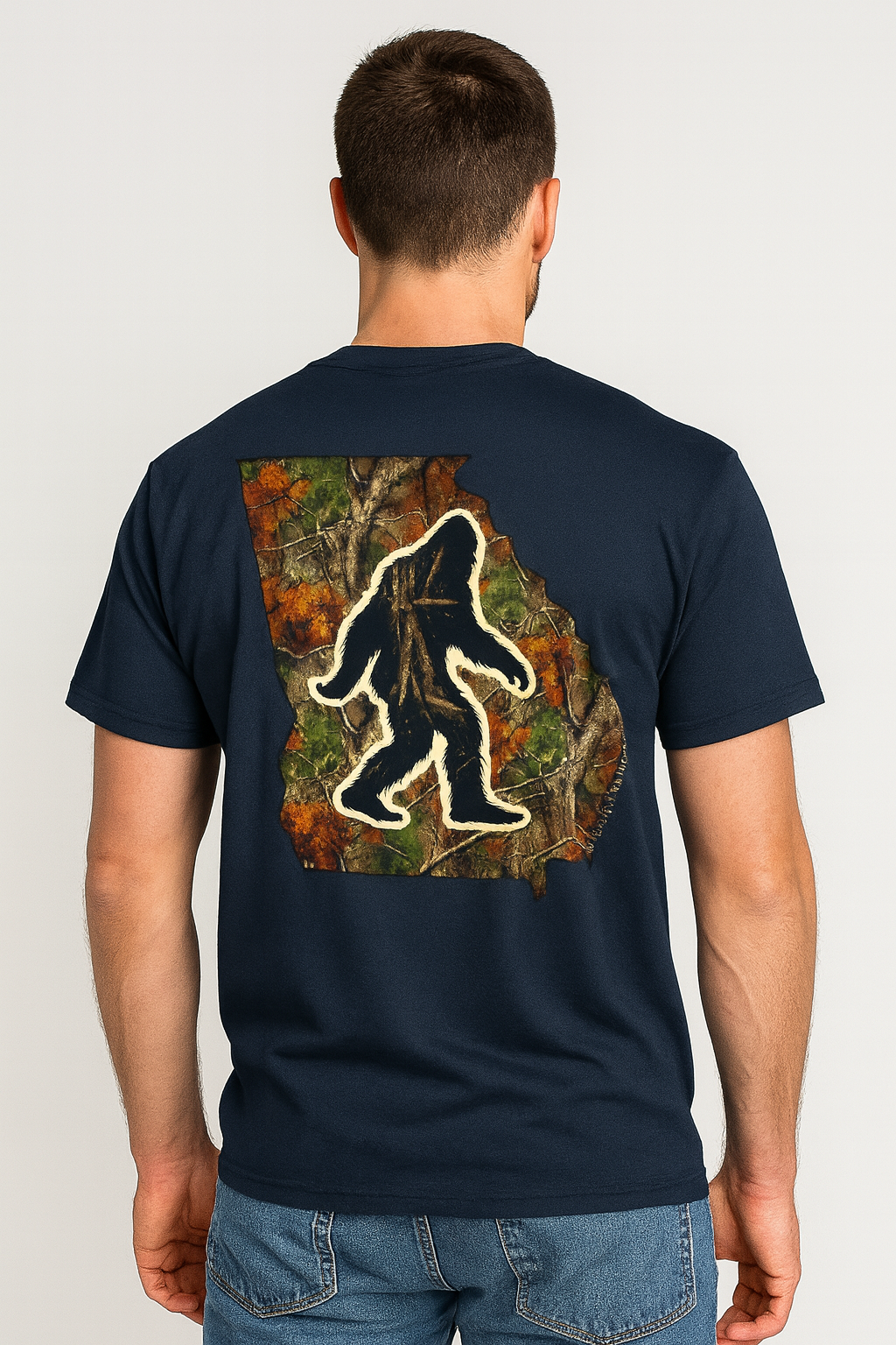 River Tide Apparel - Wholesale T-Shirt (Graphic) - Unisex - Georgia Sasquatch Tee Shirt2