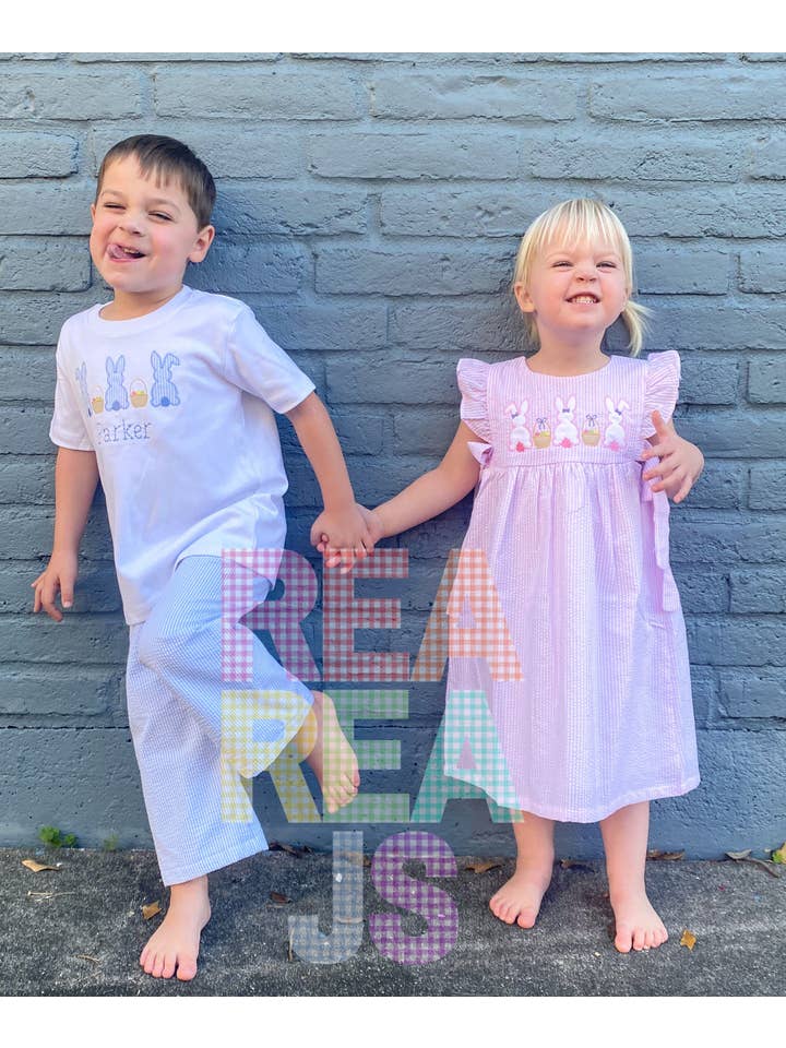 Rea Rea J's - Wholesale Dress - Kids - Bunny Trio Dress or Bubble2