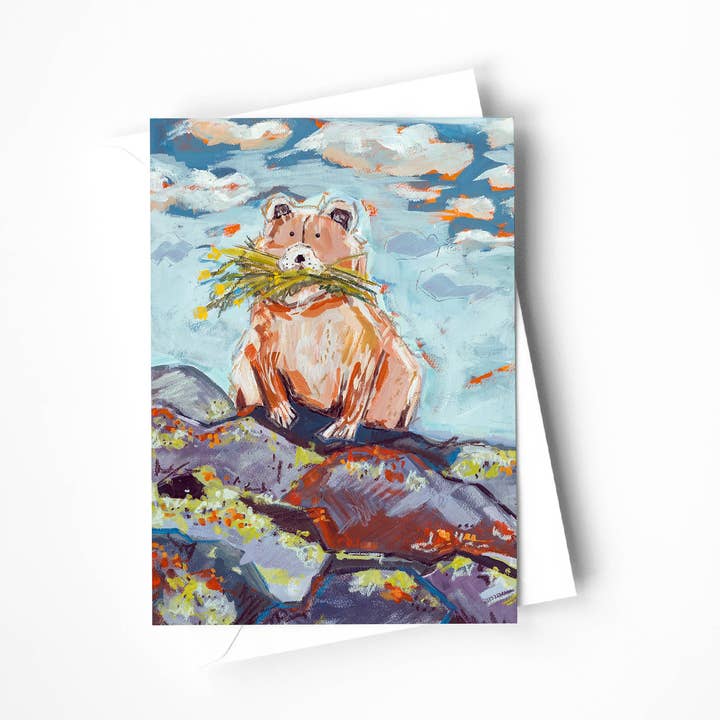 Pika på toppen Gratulationskort för wholesale av Kaley Alie Art