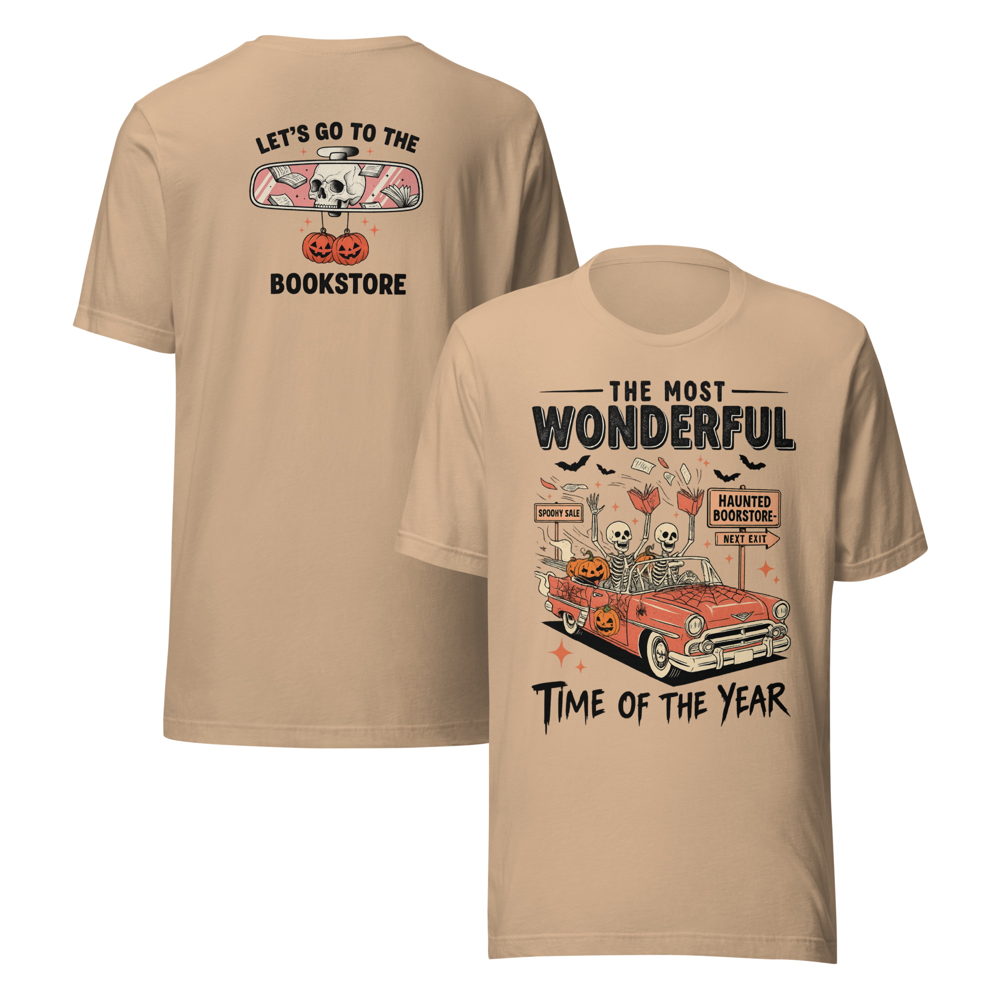 MagicMerchEmporium - Wholesale Tunic - Women's - Bookish Haunted Bookstore Tee10