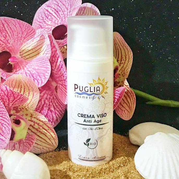 Anti-age ansiktskräm med lugnande, återfuktande, ekologisk olivolja för wholesale av Puglia Cosmesi