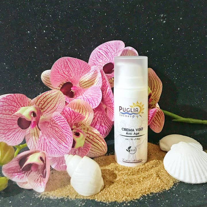 Anti-age ansiktskräm med lugnande, återfuktande, ekologisk olivolja för wholesale av Puglia Cosmesi