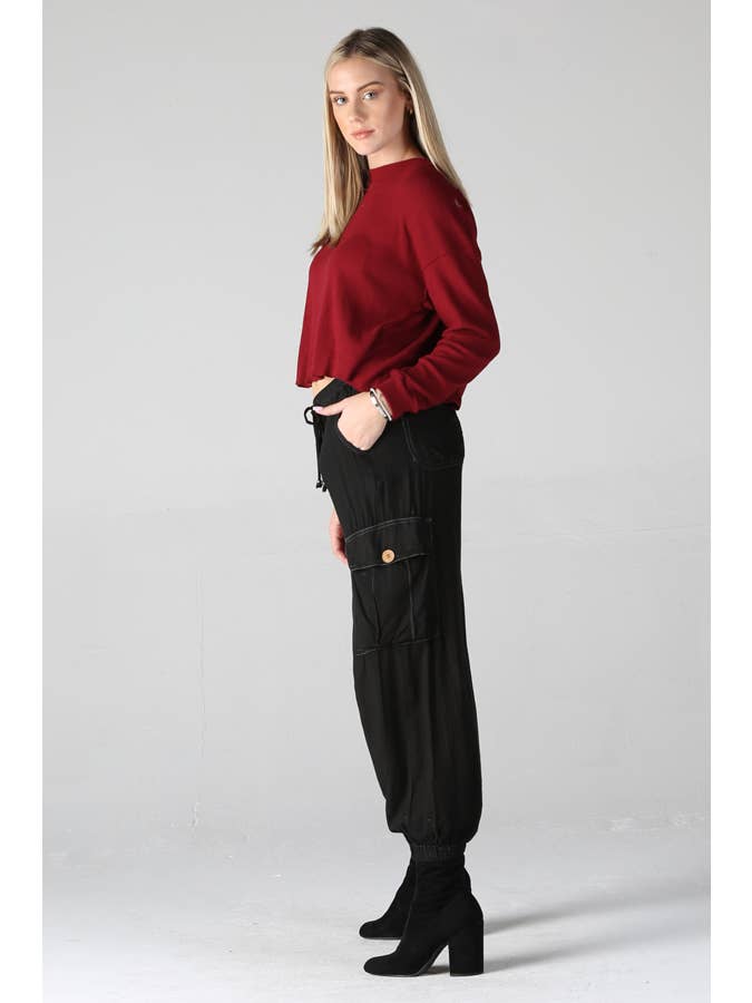 ANGIE - Wholesale Lounge Sweatpants/Joggers - Women's - 25R36-ASIS CARGO JOGGER PANTS1