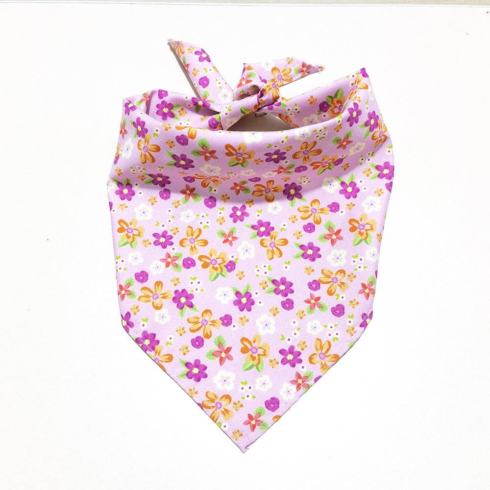 Cheerhunting – Großhandel Haustier-Bandana – Hund – Furbud – Leichtes Blumiges Bandana zum Binden für Haustiere2