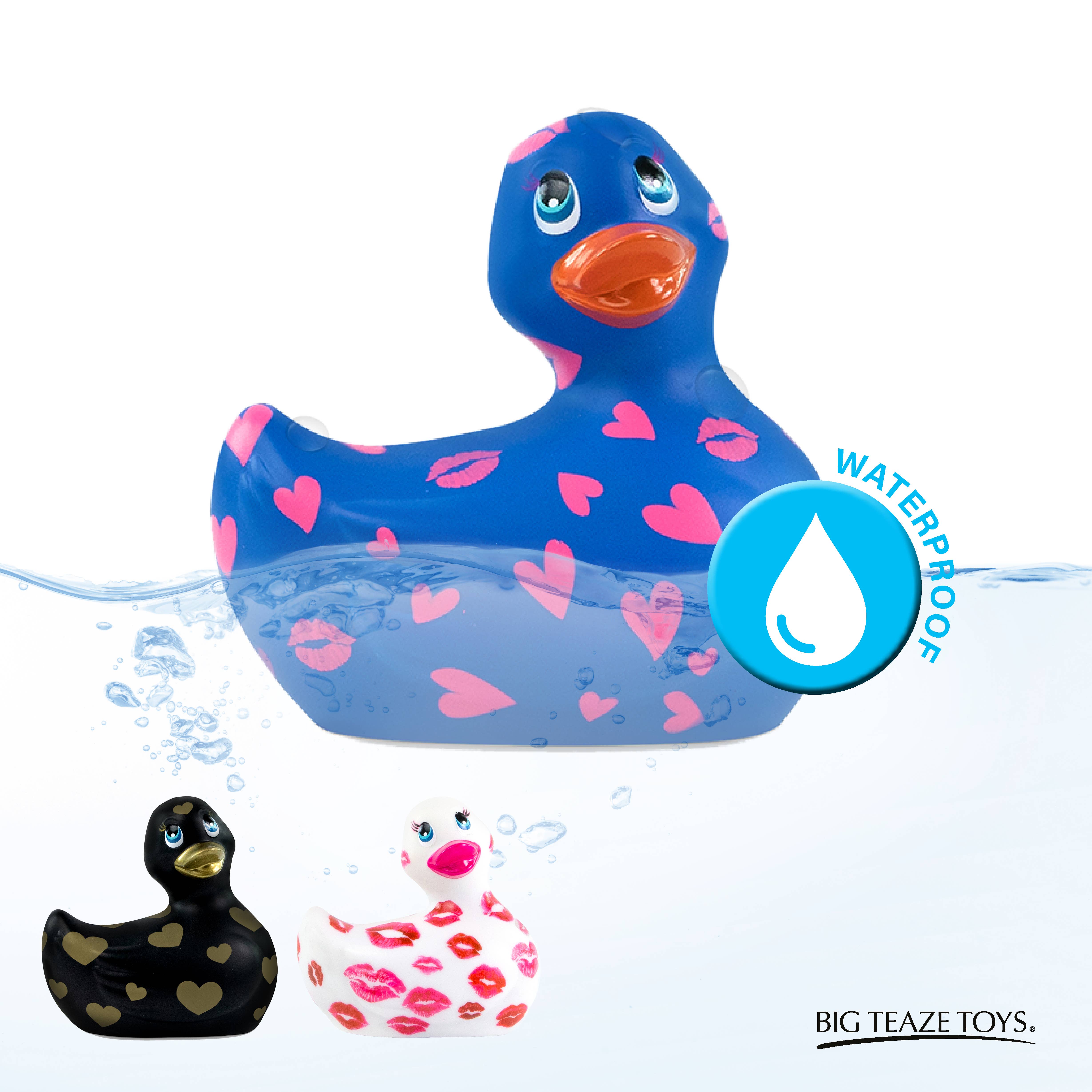 It's the BOMB® - Vente Sex toys - Vibromasseur de bain 3 canards noirs et roses « I Rub My Duckie »4