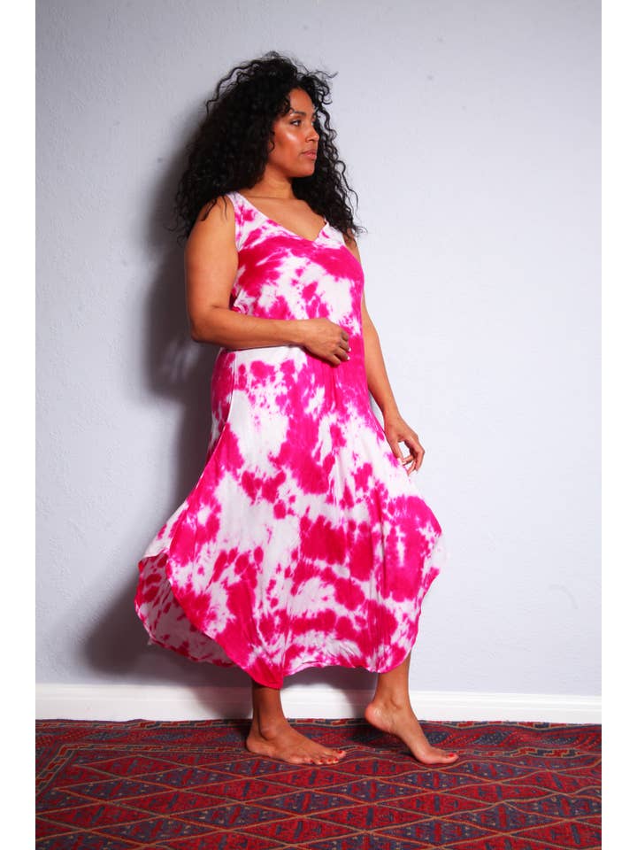 Emma's Emporium – wholesale Dress – Women's – SS004 Tie Dye Bias Cut Dress6