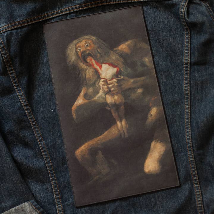 Inner Decay - Venta al por mayor Parches - Parche Trasero Saturno Devorando a Su Hijo