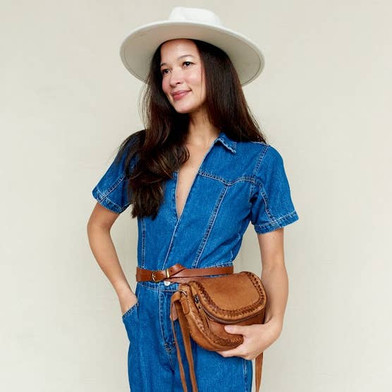 Latico Leathers - Wholesale Crossbody Bag - Women's - Basil Handcrafted Leather Crossbody Bags