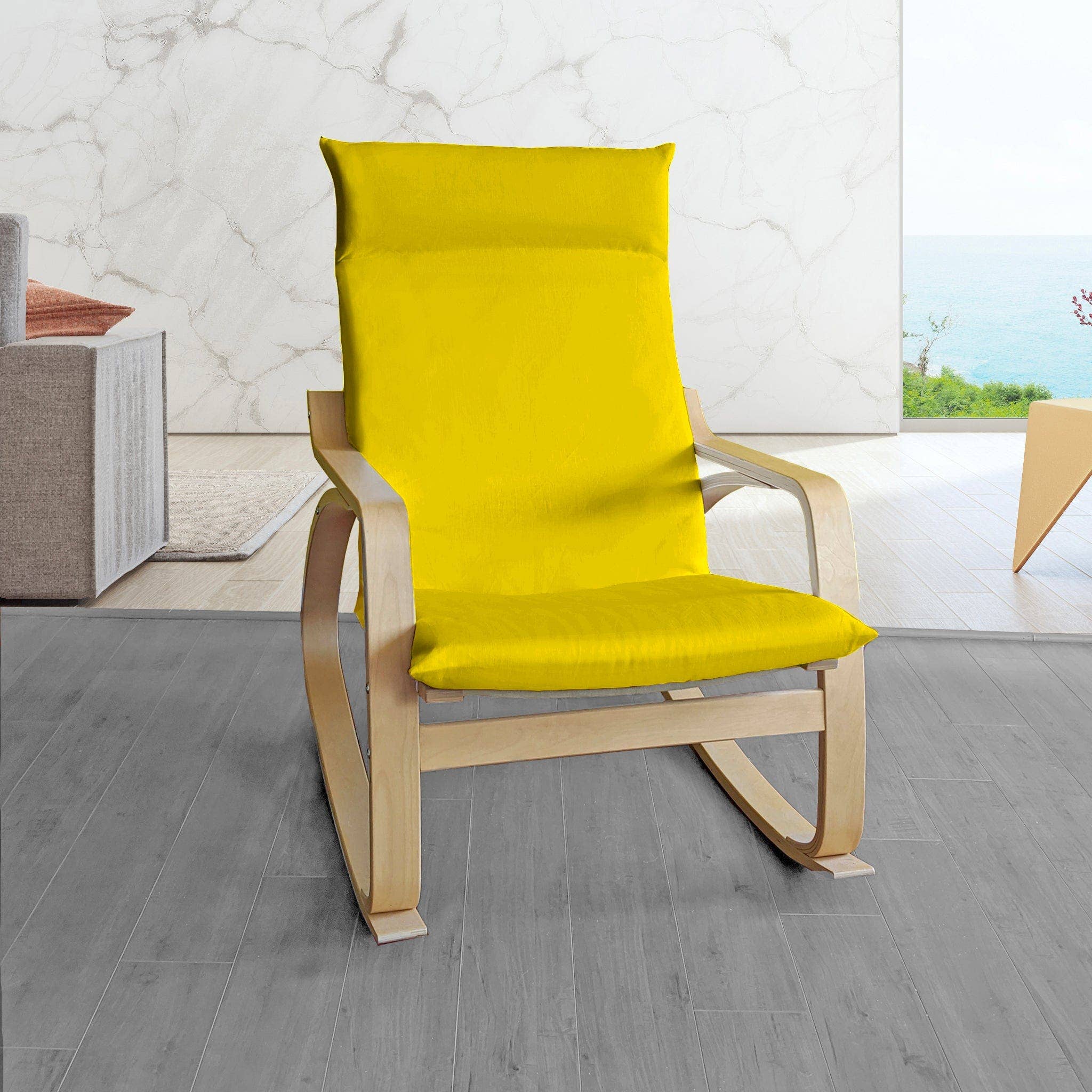 REMOVED BRAND - Venta al por mayor Fundas para sillas/sofás - Fundas de terciopelo dorado para sillas y reposapiés, compatibles con IKEA Poang1