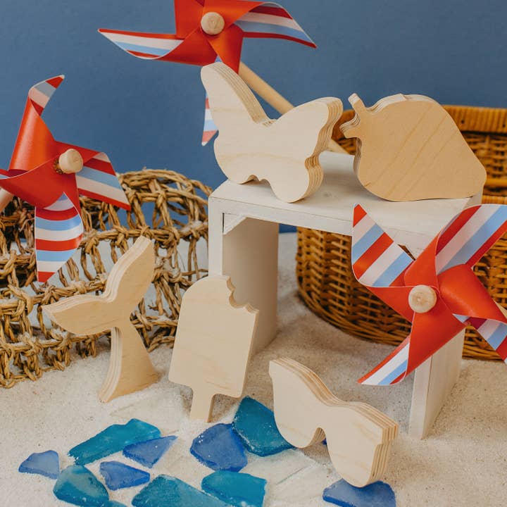 Woodpeckers Crafts - Wholesale Cutouts - Chunky Mermaid Tail Cutout4