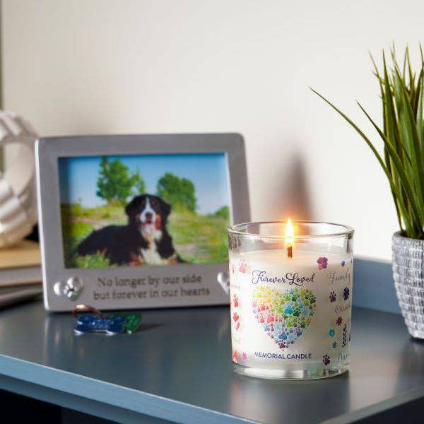 Pet House by One Fur All - Wholesale Jar/Filled Candle - Furever Loved Pet Memorial Candle 9 oz1
