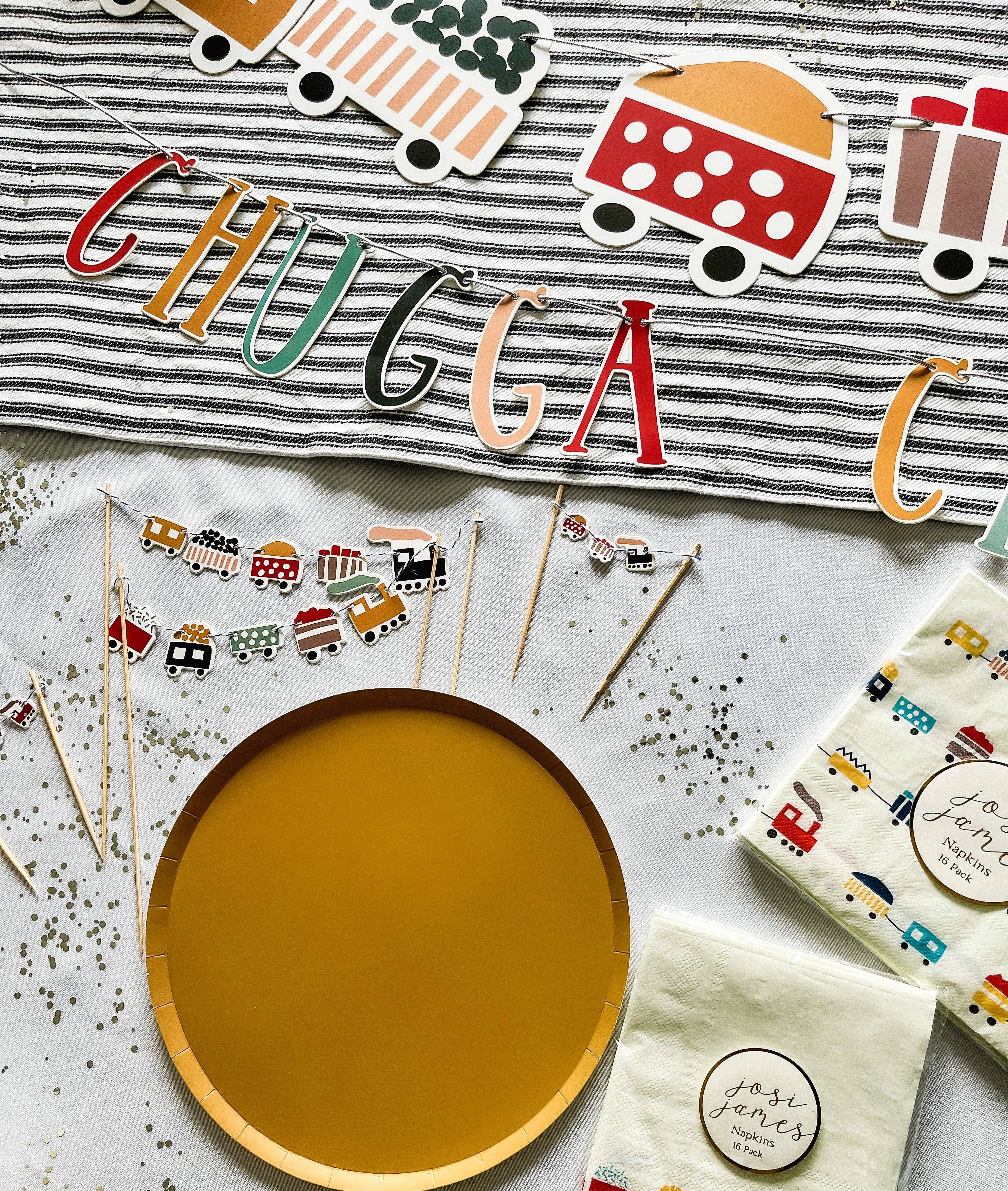 Josi James - Wholesale Disposable Plate - Classic Gold Matte1