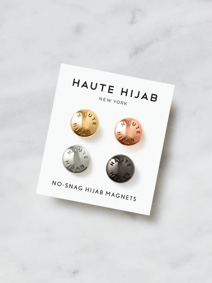 No–Snag Hijab Magnets - 4–pack for wholesale by Haute Hijab
