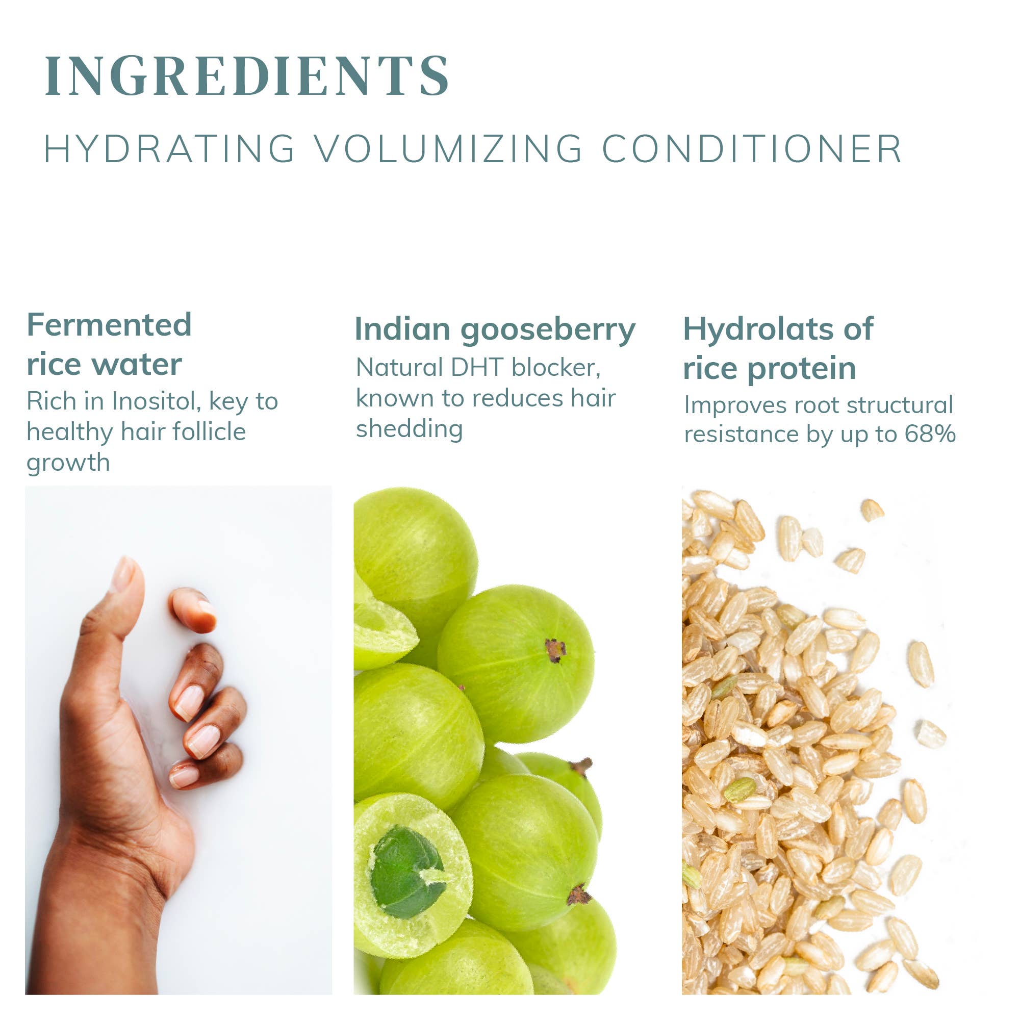 Abyssian - Wholesale Hair Conditioner - Hydrating Volumizing Conditioner- Rice Water, Healthy growth2