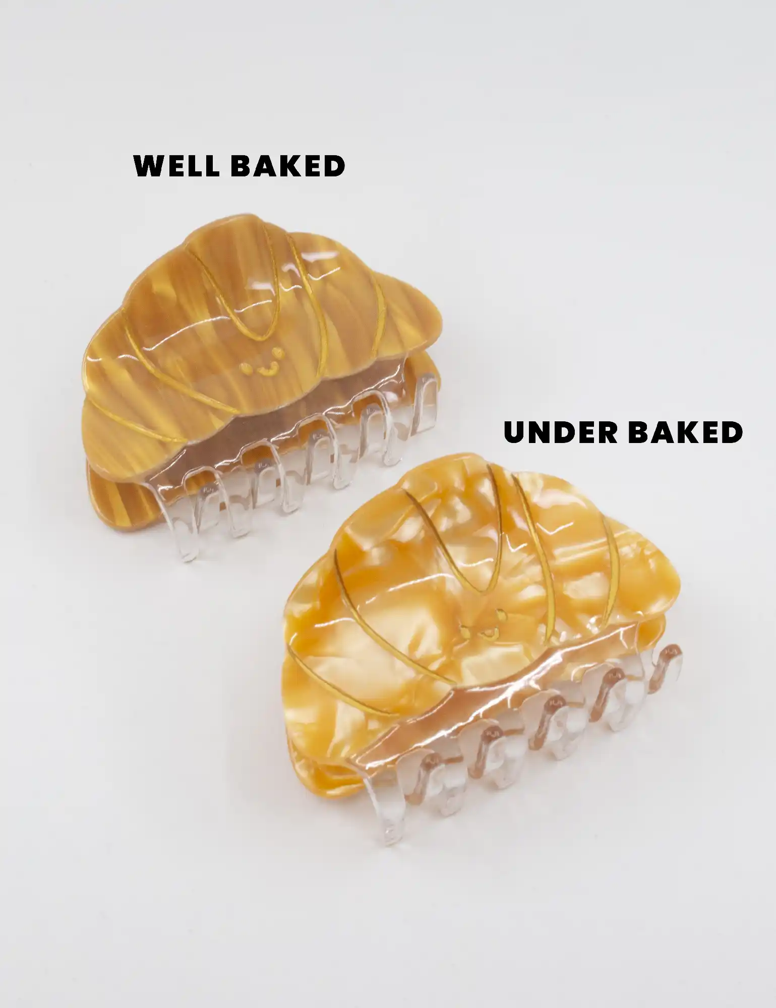 Joanna Behar - Wholesale Hair Clip - Women's - NEW COLOR - Kawaii french butter Croissant Hair claw clip2