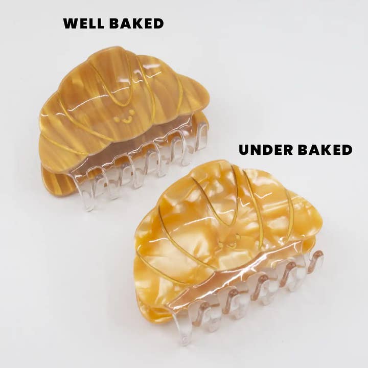 Joanna Behar - Wholesale Hair Clip - Women's - NEW COLOR - Kawaii french butter Croissant Hair claw clip2