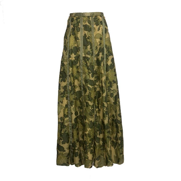 Falda Maxi Paracaídas Olivia-Camuflaje para venta al por mayor de Deborah Lindquist