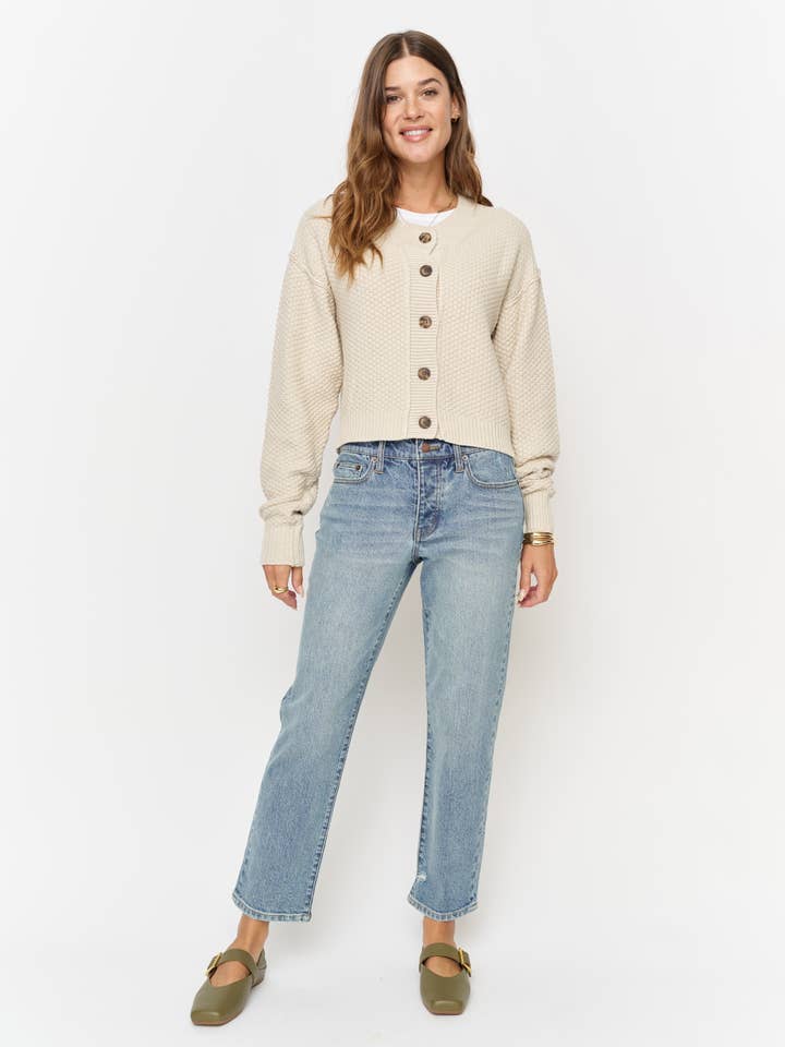 Ludlow Mid Rise Relaxed Indigo Aged Blue for wholesale by Oliver Logan