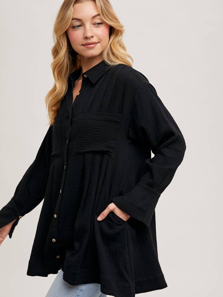 Bluivy - Wholesale Jurk - Dames - TUNIEKJURK MET KNOOPSLUITING30