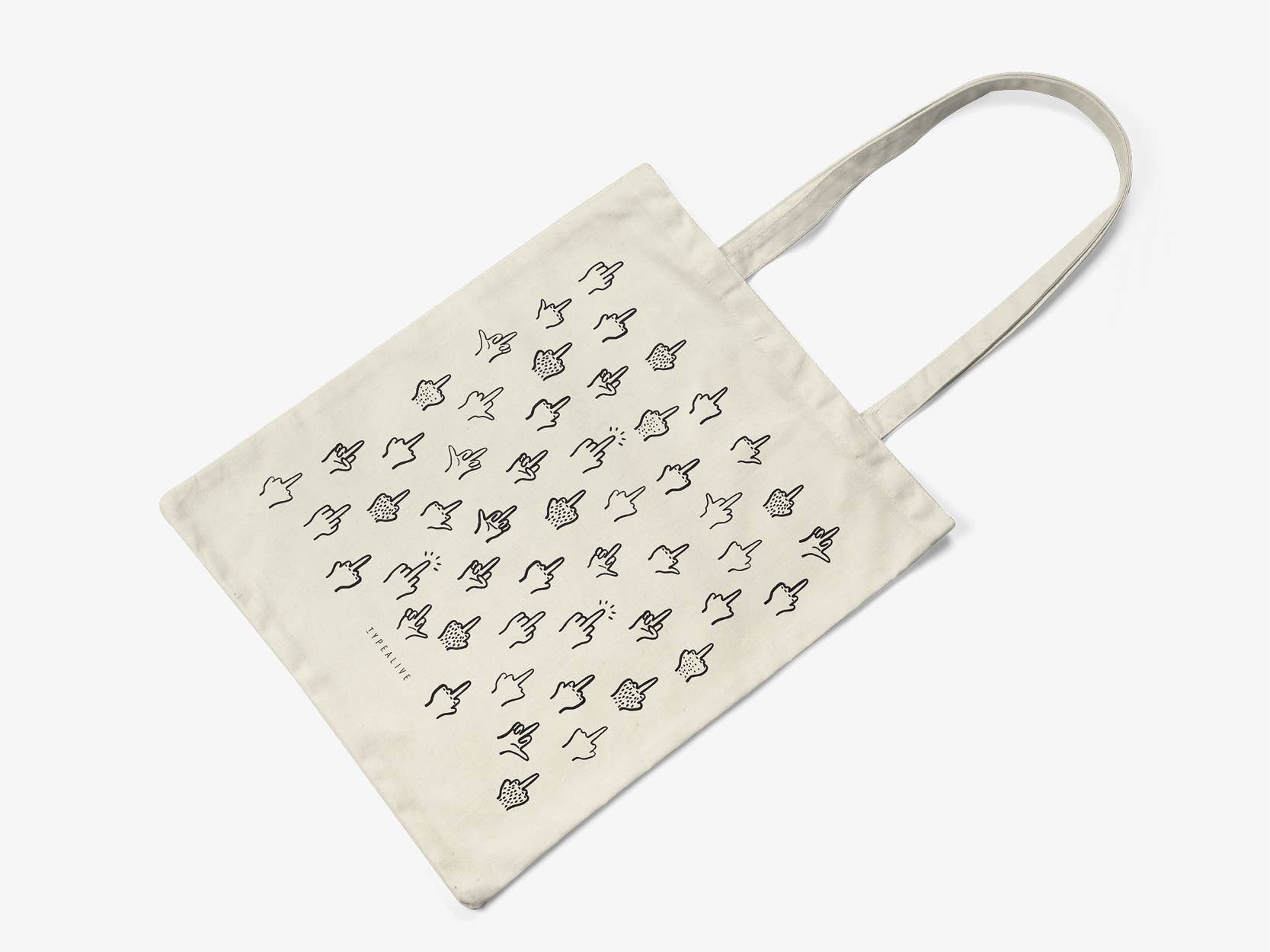 typealive - Wholesale Tote Bag - Unisex - cotton bag/f*&k You1