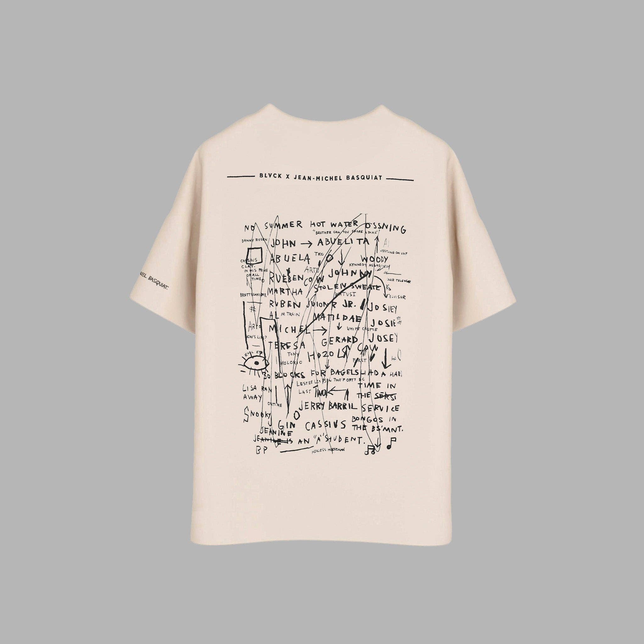 Blvck Paris - Venta al por mayor Camiseta serigrafiada - Hombre - Camiseta 'Crown' de Blvck x Basquiat5