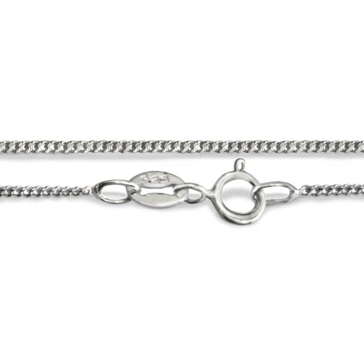 Fin diamant Cut bremse kæde i Sterling sølv for engroshandel hos The Jewellery Store London