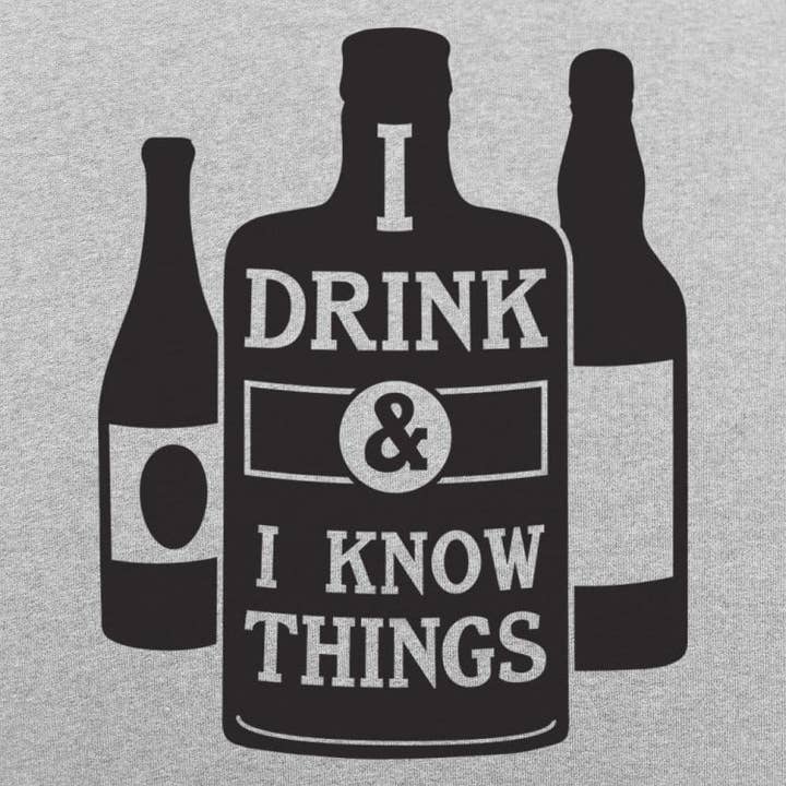 T-shirt Drink And Know Things pour homme pour la vente par 6DS