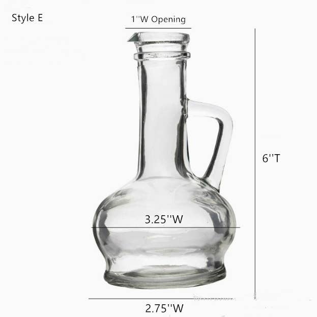Sweet Home Deco - Wholesale Vase - Glass Bud Vase with Handle, Mini Glass Flower Pot, Clear4