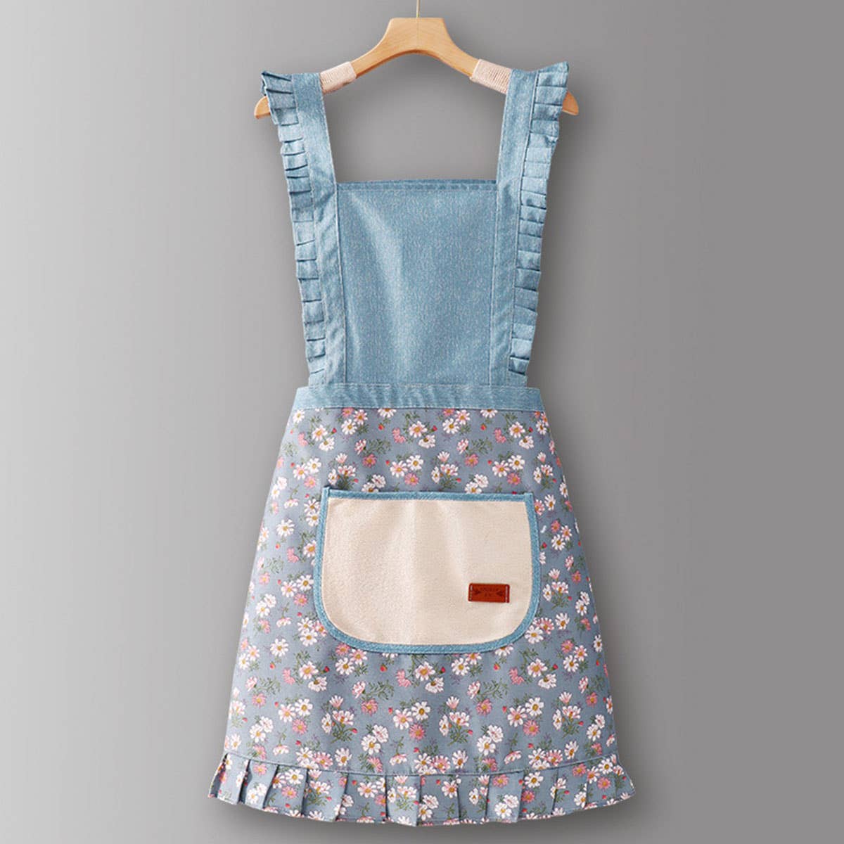ACCITY - Wholesale Apron - Cute Floral Canvas Apron for Women with Straps_CWMM65802
