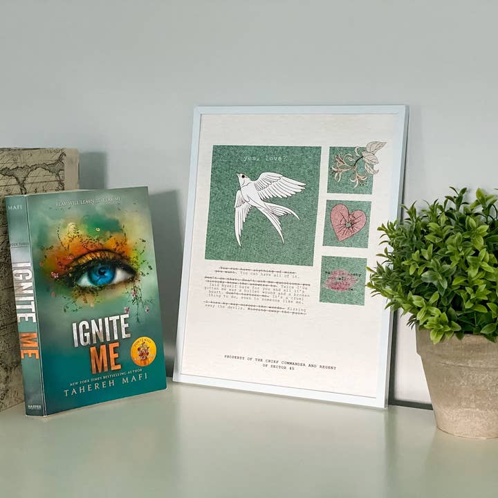 Shattered Love Art Print for wholesale by The Literary Loft