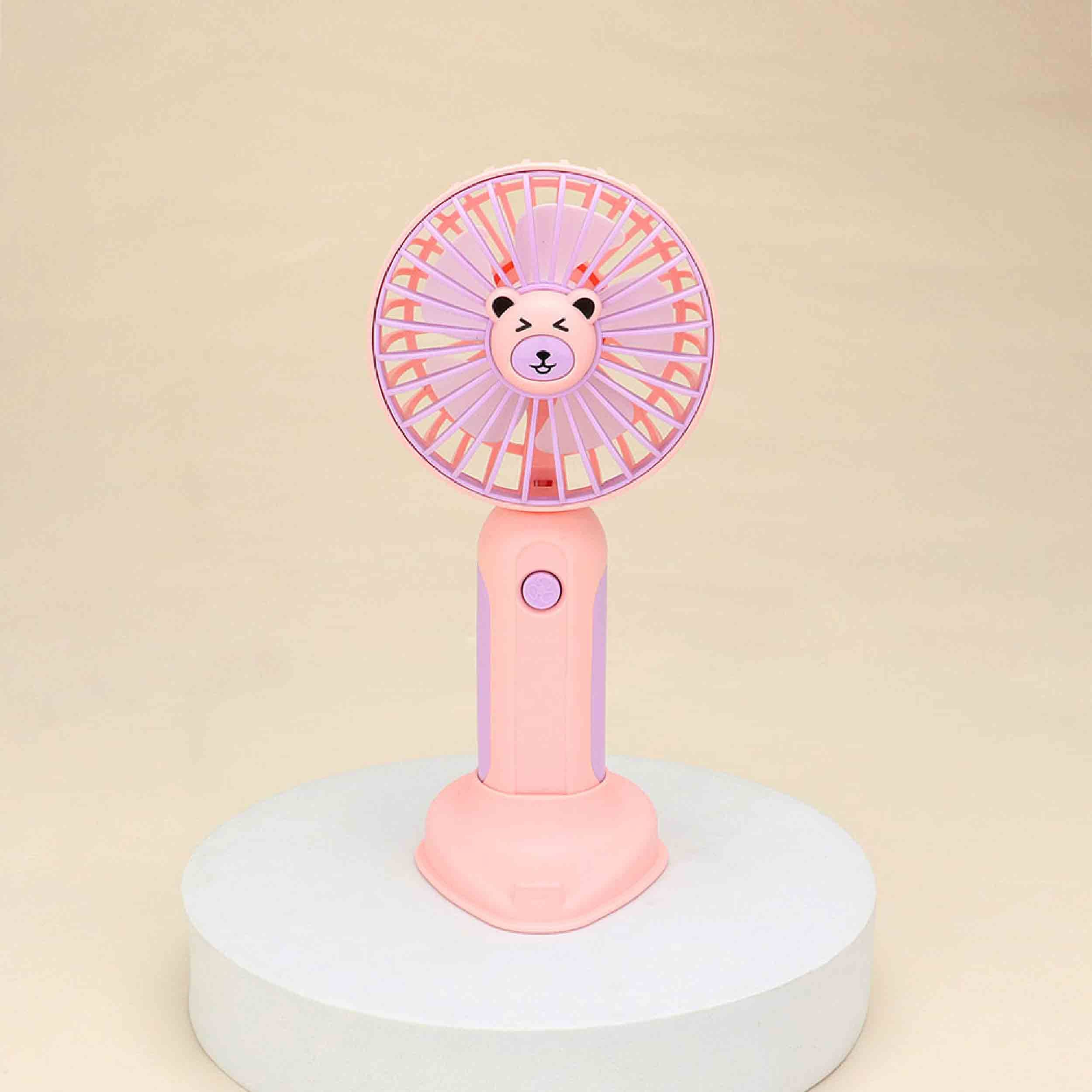 La Bella Monte – wholesale Handheld electric fan – Portable Mini Fan with Phone Stand Holiday Décor1