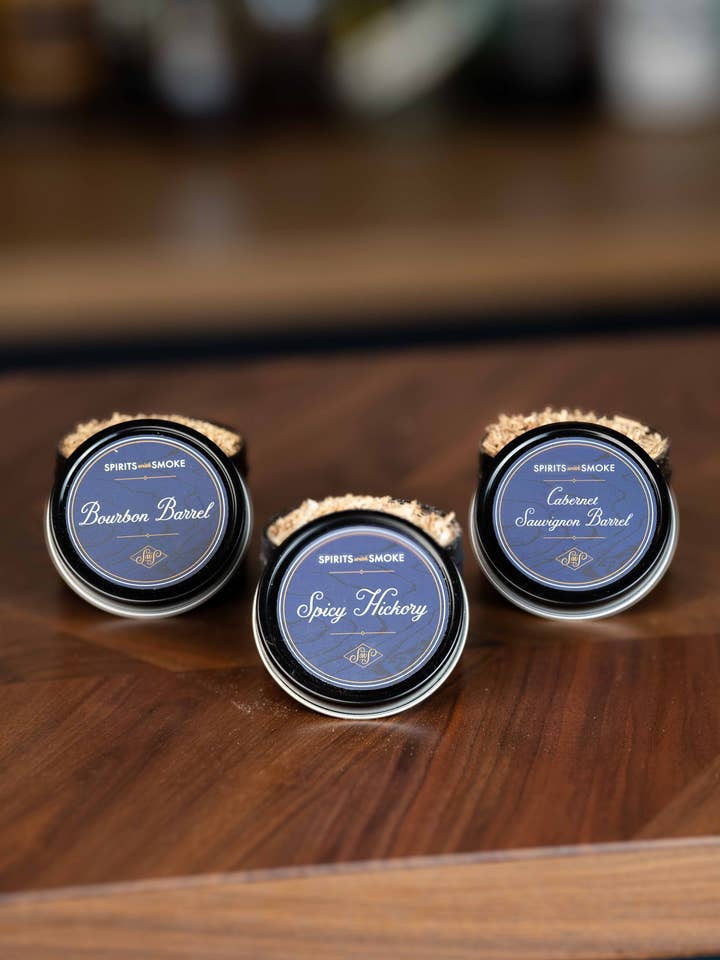 Outil de fumage pour cocktails et aliments | Copeaux de bois - Ensemble d'extension pour la vente par Spirits WIth Smoke