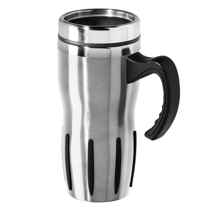 Travel Mug - MultiGrip Stainless Steel (470 ml, 16 oz) for wholesale by Oggi