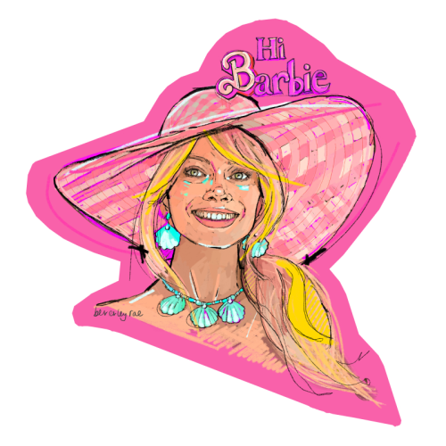 ART WOW – wholesale Sticker – Die Cut Stickers 'Pink Barbie'0