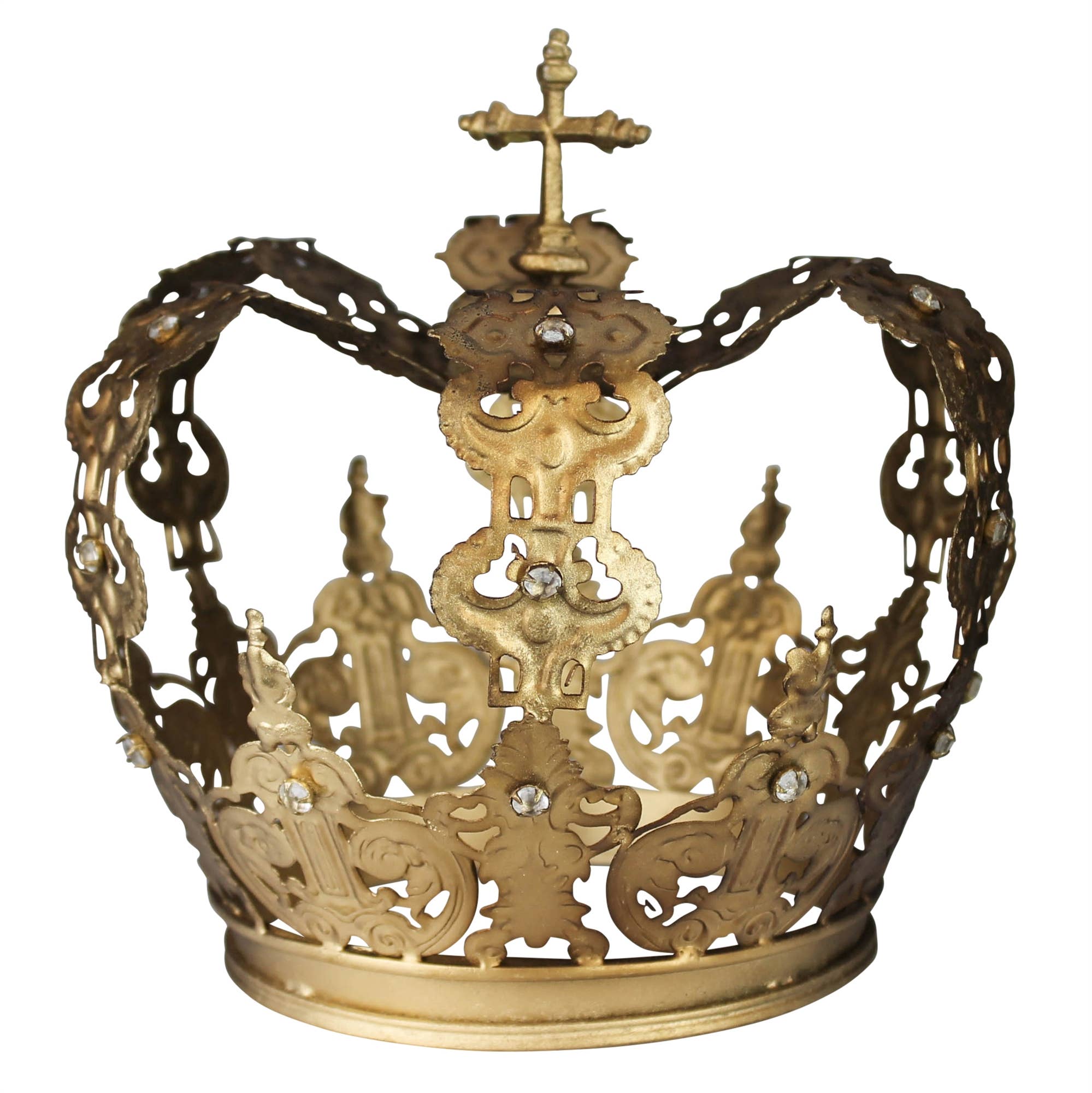 HomArt - Wholesale Decorative Tabletop Object - Crown, Gold Antique1